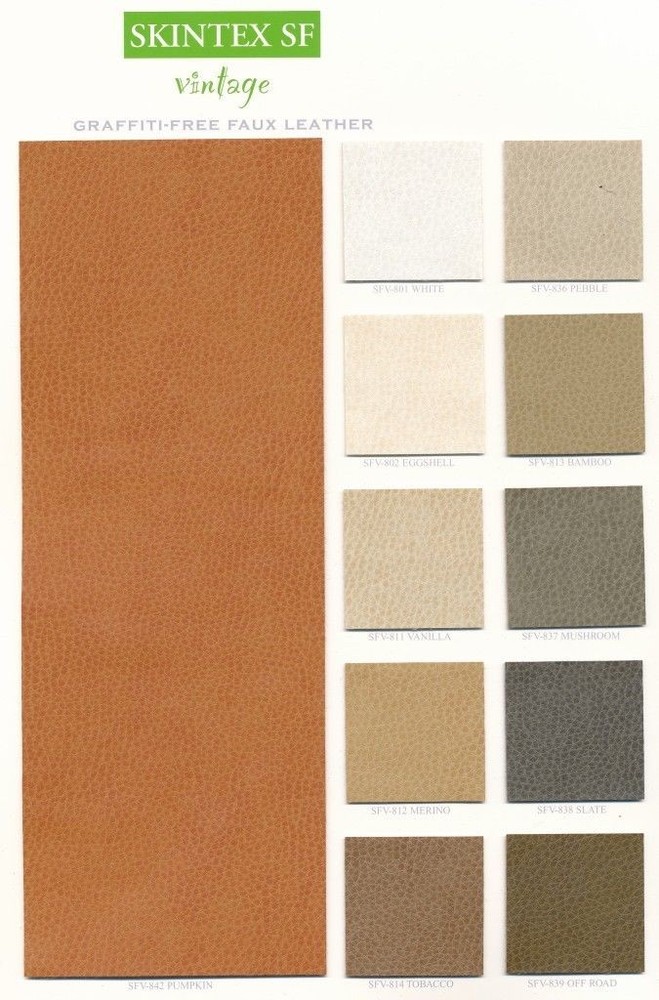 Vintage Weathered Pebble Faux Leather – By the Yard –