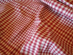 Wine Red Plaid/check “Scotland” upholstery fabric 56″ x 6 yards
