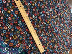 Hoffman California Cotton Fabric Lot 3 fat quarters FQ 18″ x 21″ MOD circles