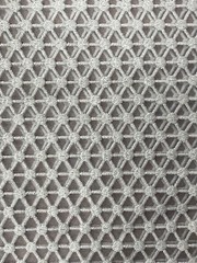 Unknown Geometric sheer/Color Grey- 2.25 yds