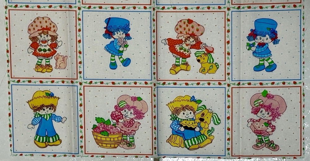 Strawberry Shortcake Squares – Approx. 7.5” x 15.5” Piece