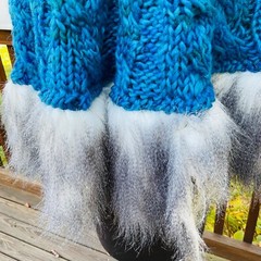 Lucci Yarns NewFauxFur 62 X 5Designer Fabric StripUnit of 1 BrownAccessory Craft