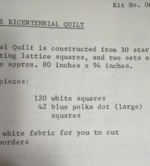 Better Homes & Gardens BiCentennial Quilt Kit 80 X 94 Pillow Kit Red White Blue