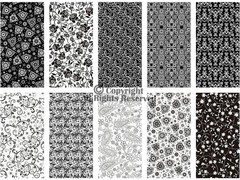 -25 Options- 100 Cotton Quilting Fabric Bundles 10pcs Fat Quarters 18”x21”-Me…