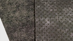 Halloween Black Gray Polka Dot Primitive Calico Cotton Quilt Fabric Scrap Lot