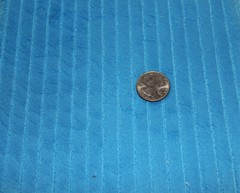 AZURE BLUE MINKY CUDDLE RIBBED PLUSH KNIT SEW QUILT CRAFT FABRIC BTY + PRECUTS