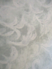6-1/2 YDS FLORAL CALLIGRAPHY PALE GREEN PRINT 100% COTTON SSI OOP 2011