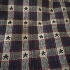 Lot Fabric 4 Designs Cotton Quilted Christmas Holly Snowflakes Patriotic 9+ yds