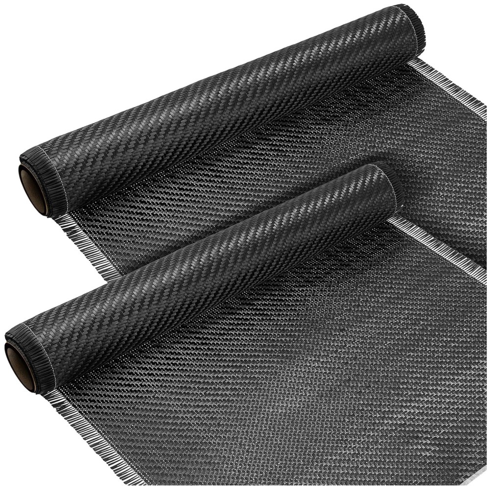 Reinforcement Carbon Fiber Cloth – 10ft x 12″ Roll (2 Pack)