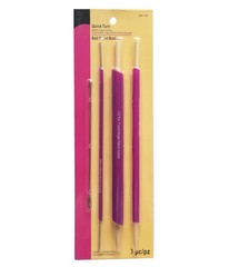 HONEYSEW Fabric Tube Turners Set,3 Count, Assorted Sizes Tube Turners,and 1 B…