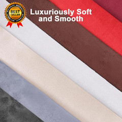 Premium Black Suede Fabric Wrap – 17X70 Inch Suede Wrap for Car Interior – Self-