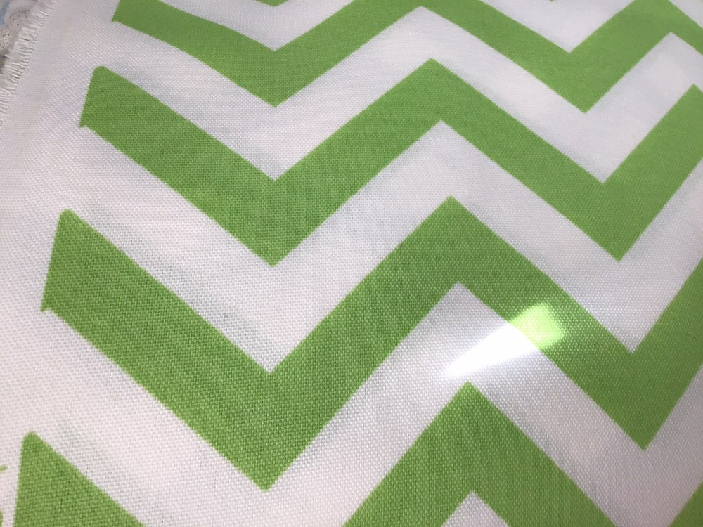 Premier Outdoor Chevron Fabric Bright Green 2 Yard Lot