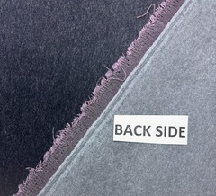 DESIGNER PLUSH MOHAIR GRAVEL GRAY VELVET WOOL MULTIPURPOSE FABRIC BY YARD 55″W