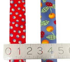 289 Flannel Quilting Strips 1.5” x 6.5” Cherry Polka Dots Floral Cotton Sewing