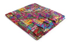 Indian Pink Farida Kahlo Printed Cotton Fabric Beautiful Dressmaking Fabric US