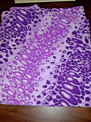 Fun Purple & Lavender Knit Fabric Cheetah type print 58″ wide 2 ½ yards