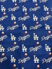 LA DODGERS MLB 100% COTTON Fabric 1 YARD 36×50 BRAND NEW DESIGN