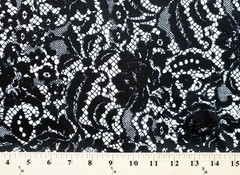 I.T.Y.® Original Design Matte’ Jersey Black White Fabric Print By the Yd D442.14
