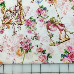 FLOWER FAIRIES ~MICHAEL MILLER Fat Quarter bundle of (12) New 100% Cotton