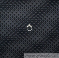 BonEful Fabric FQ Cotton Quilt B&W Red Heart Black Flower Fish Anime Hippie Goth