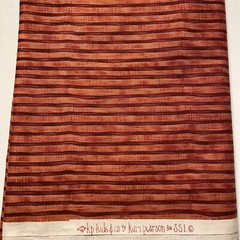 Red Wavy-Stripes on Quilt Cotton, SSI/Kari Pearson k. d. kids & co. 3 1/2 Yards