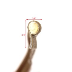 Supra Boat Pipe Cord Welting 117221 | Beige 3/4 x 3/8 Inch (YD)