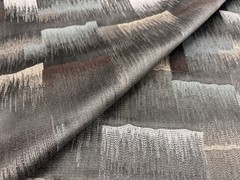 Zinc Textile Embroidered Velvet Uphol Fabric- Gloria / Bluestone 6 yds Z755/03