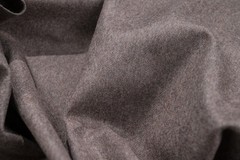 100% Pure Cashmere Fabric 450g Luxury Coat Weight Taupe Melange