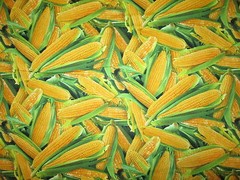 Corn Husks Cobb Snacks Food Cotton Fabric FQ