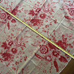 Pottery Barn Fabric 5yds X 54”Toile Linen Cotton Martine French Country Bedding