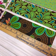 CACTUS FLOWERS (10) 2.5″x9″ Fabric Strips/SCRAPS For Crafts-Quilts-Junk Journals