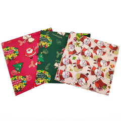 Craft Fabrics 10Pcs Christmas Fat Quarter 100% Cotton Twill Printed Fabric
