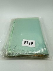 Lot of 12 Pure Silk Habotai Fabric Squares 27×27 8MM Mint Green New Hong Kong