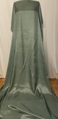 100% Pure Silk Habotai Lustrous Silvery Sage Green Fabric By The Yard 43″ Wide