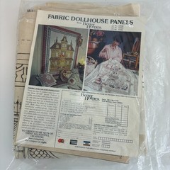Better Homes & Gardens Fabric Dollhouse Panels Kit Paint Quilt Embroidery 1978