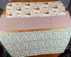 Christmas Fabric Scrap Lot 2 Pounds 6 Ounces Cranston Fabric Traditions Hoffman