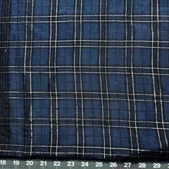 Superb Mid Night Blue with Silver Metallic Stitching 50″Lx56″W Synthetic 7oz