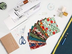 -25 Options- 100% Cotton Quilting Fabric Bundles 10pcs Fat Quarters 18”x21”-M…