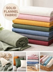 Pink Cotton Flannel Fabric 100% Cotton, Soft & Cozy, Solid Apparel, Quilting