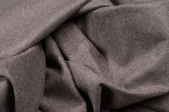 100% Pure Cashmere Fabric 450g Luxury Coat Weight Taupe Melange