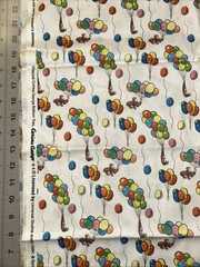 Curious George FQ 18″x22″ BALLOON TOSS 2020 Springs Creative Fabric
