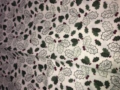 Fabric – Festive Cotton – Holly Berries-56.5” X 44”