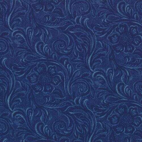Moda TOOLED LEATHER Denim 11216 12 Quilt Fabric By The Yard By Sara Khammash