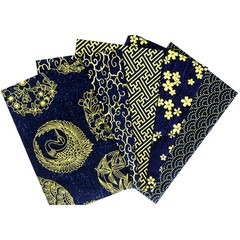 ACCoCo 30pcs Japanese Style Fabric Squares,8 inchx10 inch (20cmx25cm) Black