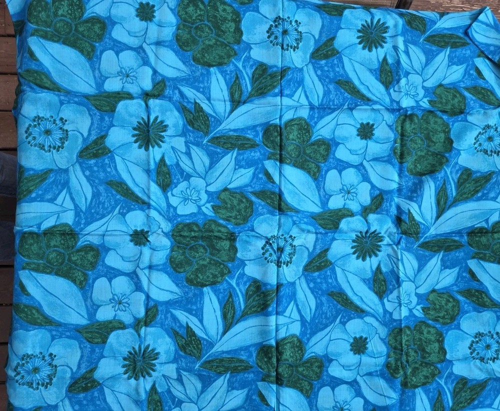 Vintage MCM Hawaiian Textiles VHY Von Hamm Young American Fabric 44”x 88”