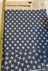 Vintage Klopman Mills Burlington Fabric Samples Trigger Retro 1969 Blue 3 Pieces