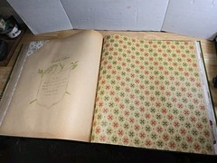 Large Vintage Salesman Fabric Wallpaper Sample Book with Samples