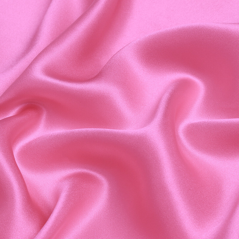 Pink 100% Pure Mulberry Silk Fabric by the Yard