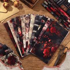 20 Pcs 10”X10” Gothic Halloween Quilting Fabric Square Vintage