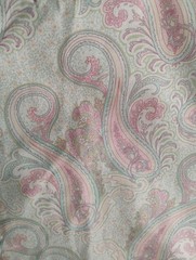 Fabric Traditions Patty Reed 2014 Pastel Paisley Swirls Cotton 108″ X44″